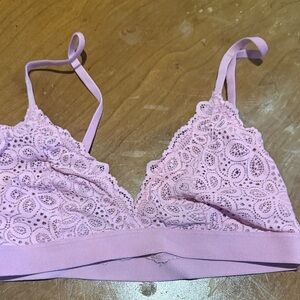 Colsie Lace Bralette in Soft Pink